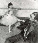 Portrait of a Dancer at her Lesson Edgar Degas